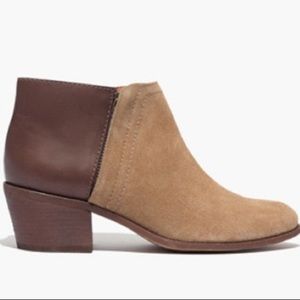 SOLD // Madewell Cait Ankle Boot in Cigar